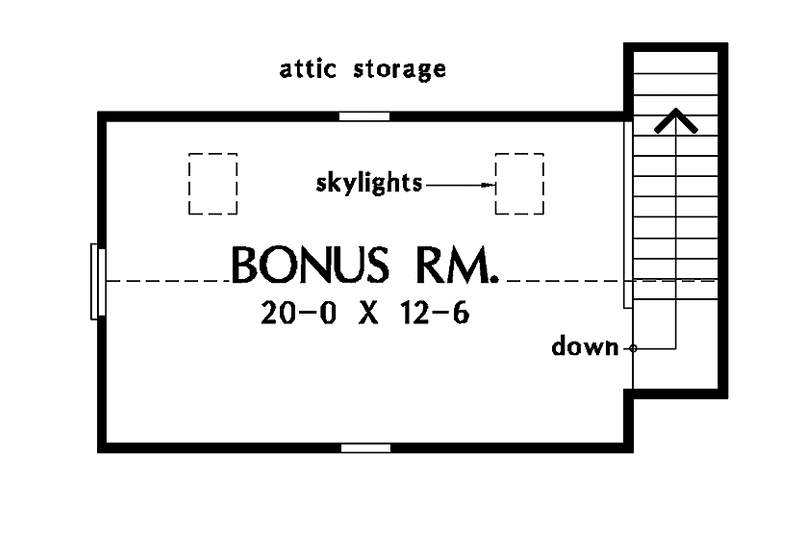 Dream House Plan - Floor Plan - Other Floor for Country House Plan #929-487 - 3 bed, 2 bath