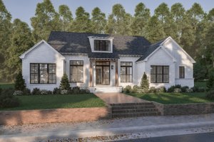 Exterior - Front Elevation 3 for Farmhouse House Plan #430-336 - 3 bed, 2.5 bath