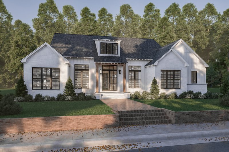 Dream House Plan - Exterior - Front Elevation 3 for Farmhouse House Plan #430-336 - 3 bed, 2.5 bath