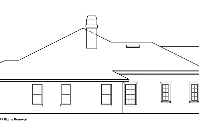 Home Plan - Exterior - Other Elevation for Traditional House Plan #1019-15 - 5 bed, 3 bath