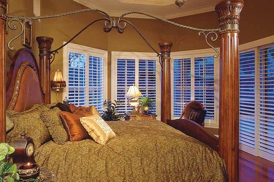 Interior - Master Bedroom for Mediterranean House Plan #930-60 - 3 bed, 2.5 bath