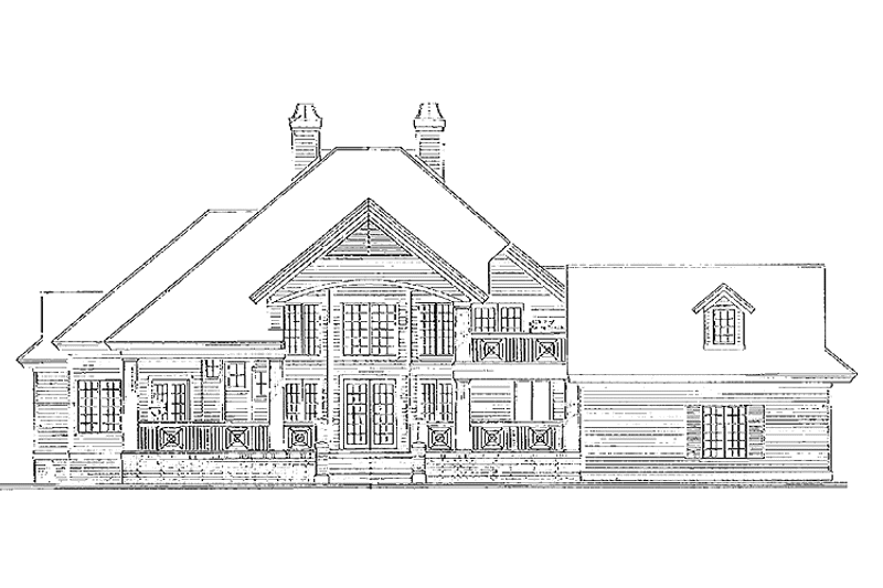 Dream House Plan - Exterior - Rear Elevation for Country House Plan #930-239 - 3 bed, 3.5 bath
