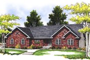 Traditional Style House Plan - 3 Beds 2.5 Baths 1700 Sq/Ft Plan #70-175 
