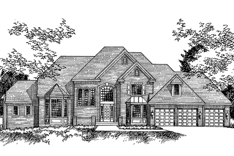 Dream House Plan - Exterior - Front Elevation 3 for Traditional House Plan #51-791 - 4 bed, 3 bath