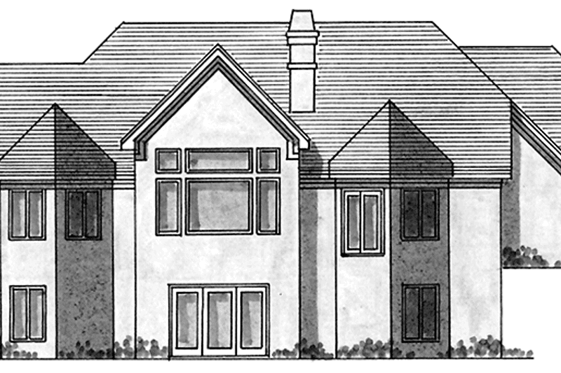 Dream House Plan - Exterior - Rear Elevation for Country House Plan #51-1129 - 3 bed, 3.5 bath