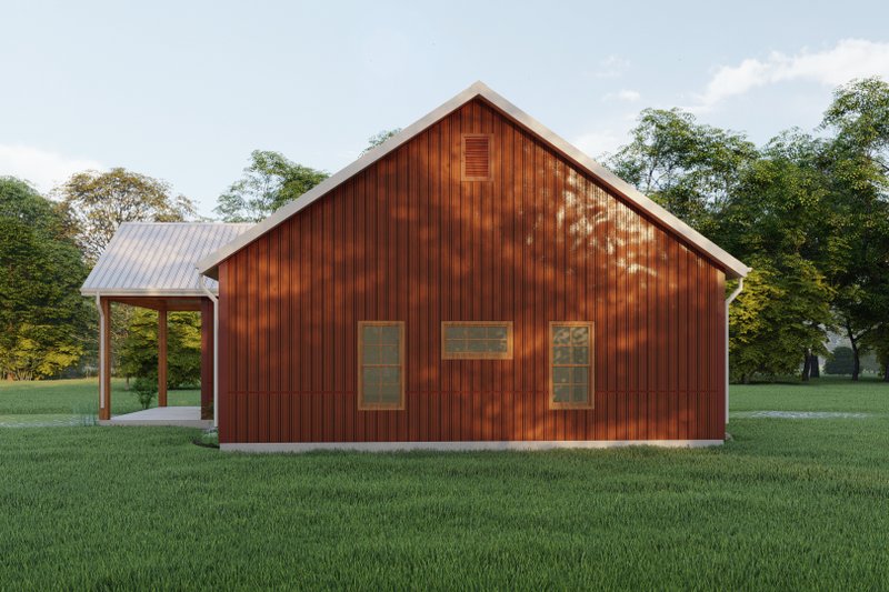 Dream House Plan - Exterior - Other Elevation 5 for Farmhouse House Plan #1092-14 - 3 bed, 2 bath