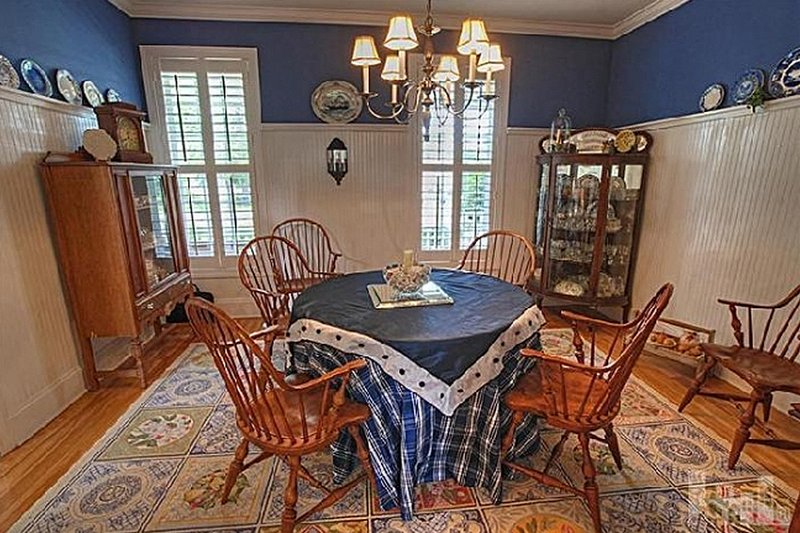 Architectural House Design - Dining - 2600 square foot Southern home