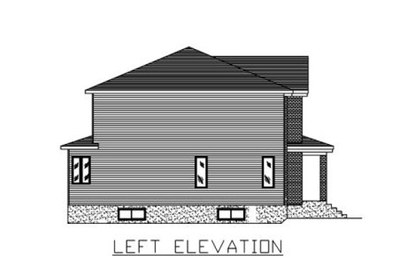 Exterior - Other Elevation for Southern House Plan #138-263 - 3 bed, 1.5 bath