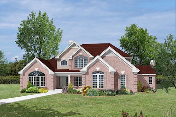 Exterior - Other Elevation for Country House Plan #57-337 - 4 bed, 3.5 bath