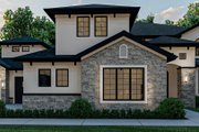 European Style House Plan - 5 Beds 3.5 Baths 3749 Sq/Ft Plan #455-160 
