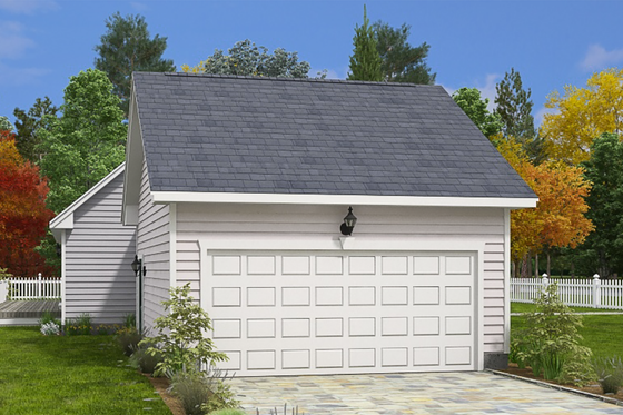 Exterior - Other Elevation 5 for Ranch House Plan #1082-5 - 2 bed, 2 bath