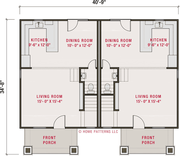 House Blueprint - Craftsman Floor Plan - Main Floor Plan #461-117