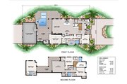 Contemporary Style House Plan - 5 Beds 5.5 Baths 4492 Sq/Ft Plan #1083-26 