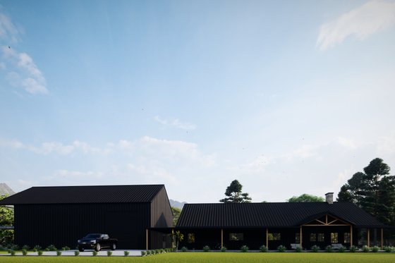 Exterior - Other Elevation 7 for Barndominium House Plan #1107-36 - 3 bed, 2.5 bath