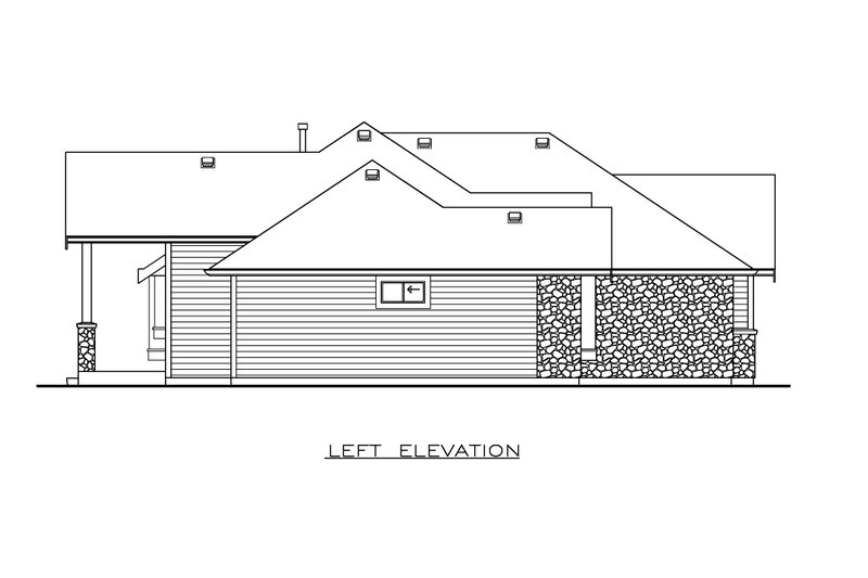 House Design - Exterior - Other Elevation for Craftsman House Plan #1100-151 - 3 bed, 2.5 bath
