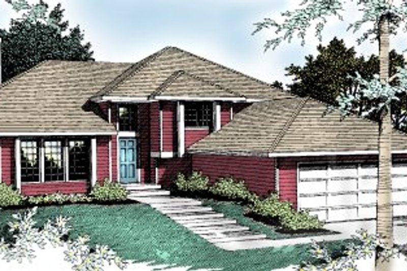 Home Plan - Traditional Exterior - Front Elevation Plan #90-402