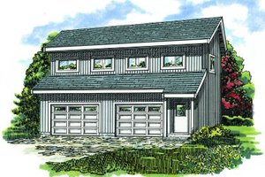 Traditional Exterior - Front Elevation Plan #47-517