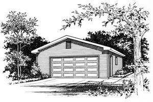Traditional Exterior - Front Elevation Plan #22-409