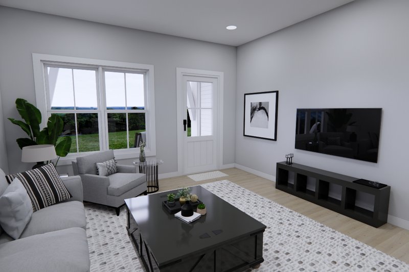 House Plan Design - Interior - Family Room 1 for Farmhouse House Plan #51-1342 - 5 bed, 4 bath