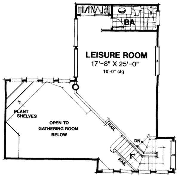House Design - Mediterranean Floor Plan - Upper Floor Plan #1007-10