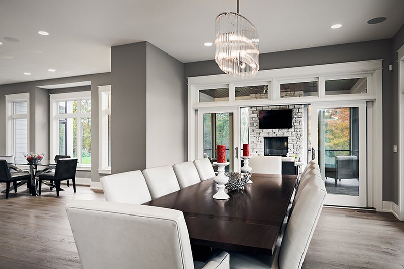 Dream House Plan - Interior - Dining Room 1 for Contemporary House Plan #928-287 - 4 bed, 3.5 bath