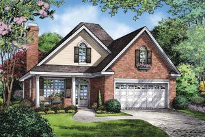 Ranch Exterior - Front Elevation Plan #929-865
