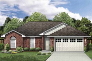 House Plan Design - Exterior - Front Elevation for Traditional House Plan #84-744 - 3 bed, 2 bath