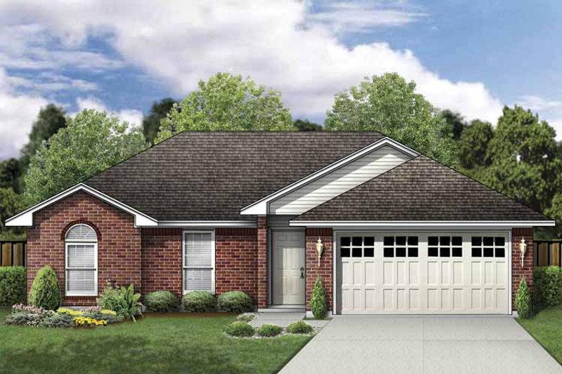 Home Plan - Traditional Exterior - Front Elevation Plan #84-744
