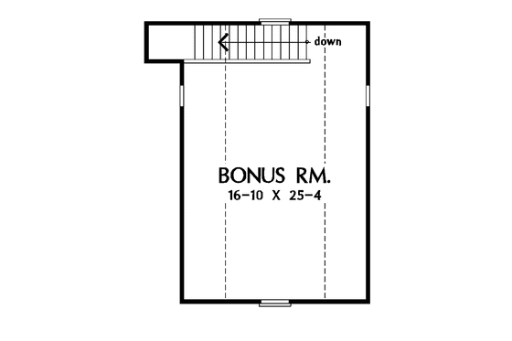 Floor Plan - Other Floor for Country House Plan #929-203 - 4 bed, 2.5 bath