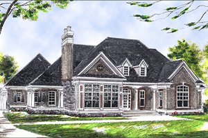Exterior - Other Elevation for Traditional House Plan #70-367 - 3 bed, 2.5 bath