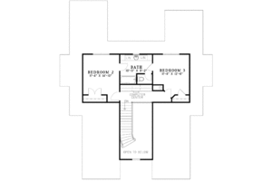 Floor Plan - Upper Floor for Traditional House Plan #17-2085 - 3 bed, 3 bath