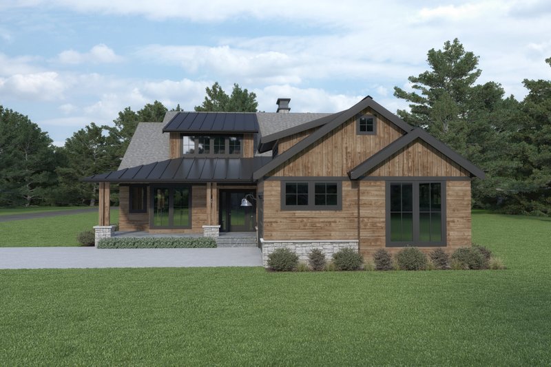 House Plan Design - Craftsman Exterior - Front Elevation Plan #1070-105