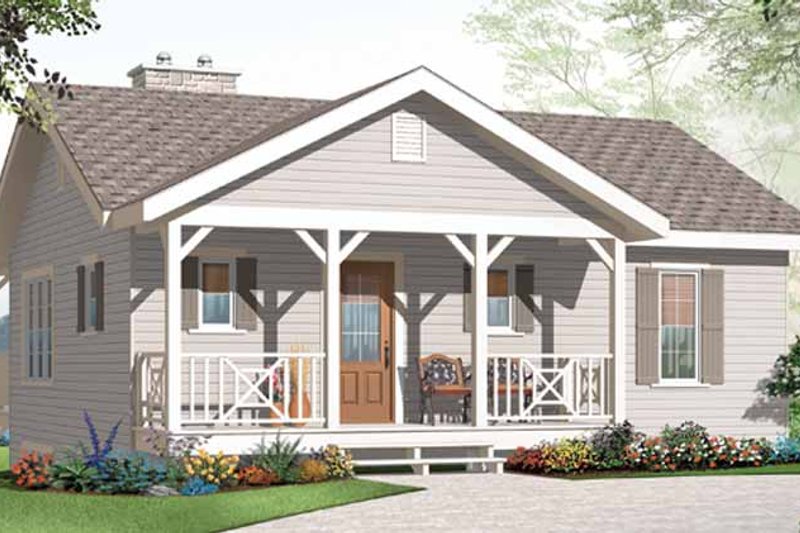 Dream House Plan - Craftsman Exterior - Front Elevation Plan #23-2462