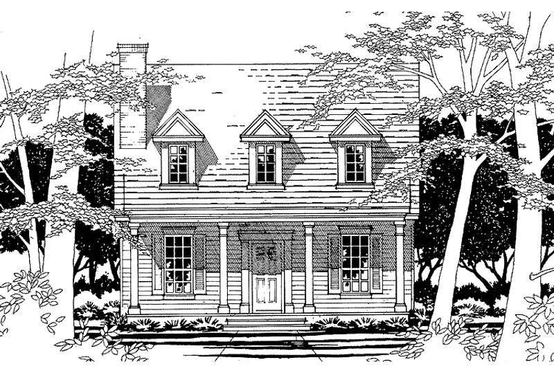 Home Plan - Country Exterior - Front Elevation Plan #472-278