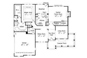 Floor Plan - Main Floor for Country House Plan #927-565 - 4 bed, 2.5 bath