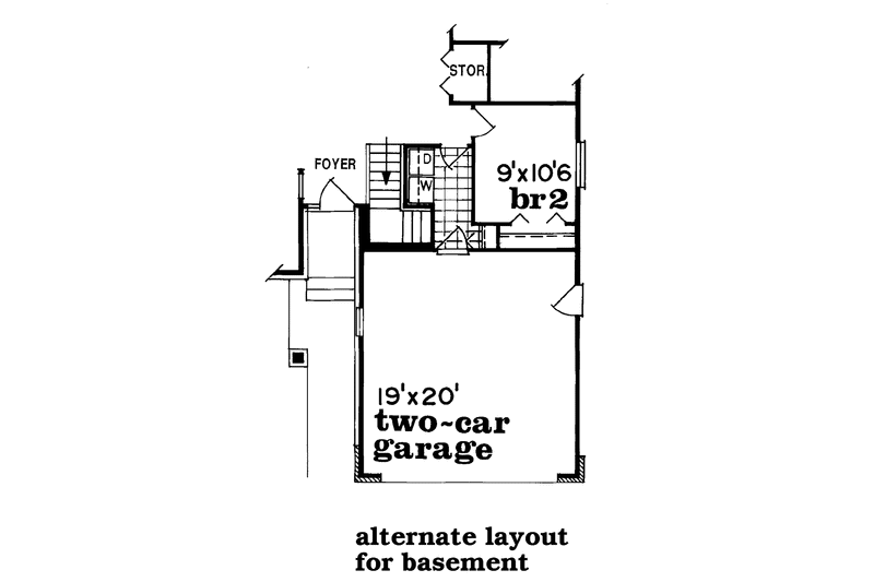 Home Plan - Floor Plan - Other Floor for Mediterranean House Plan #47-793 - 3 bed, 2 bath