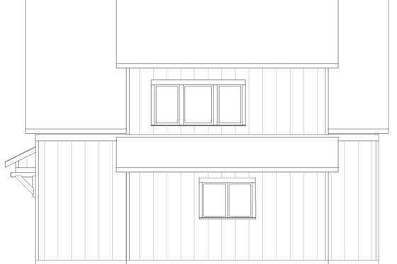 Exterior - Other Elevation 1 for Farmhouse House Plan #1105-21 - 1 bed, 1 bath