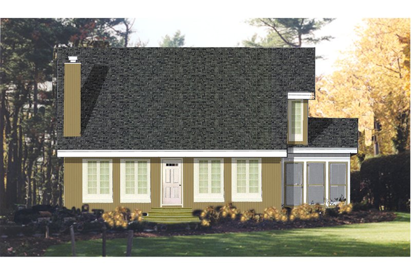 House Blueprint - Traditional Exterior - Front Elevation Plan #3-280