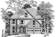 Colonial Style House Plan - 4 Beds 2.5 Baths 2096 Sq/Ft Plan #927-227 