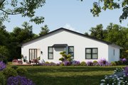 Contemporary Style House Plan - 3 Beds 2.5 Baths 1686 Sq/Ft Plan #20-2573 