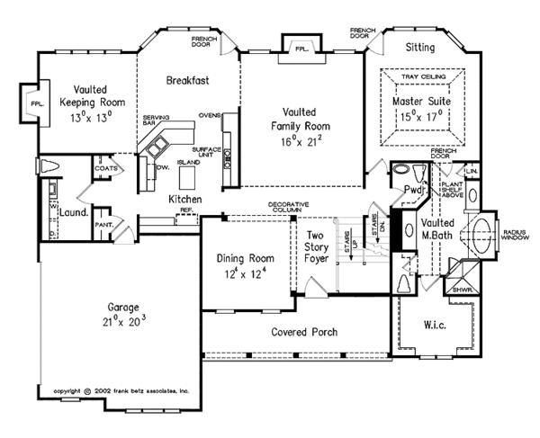 Architectural House Design - Country Floor Plan - Main Floor Plan #927-883