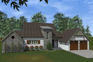 Traditional Exterior - Front Elevation Plan #933-4
