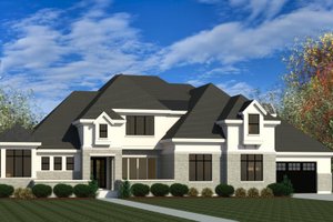 Dream House Plan - European Exterior - Front Elevation Plan #920-107