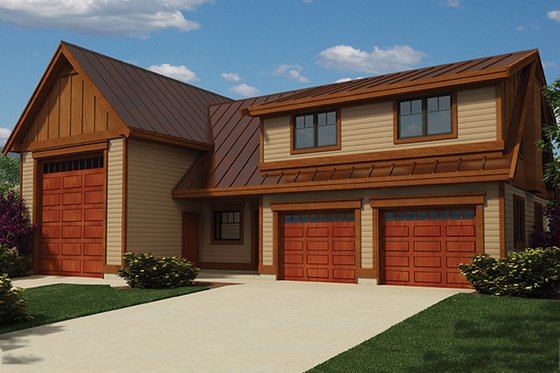 Exterior - Front Elevation 4 for Traditional House Plan #118-168 - 2 bed, 1.5 bath