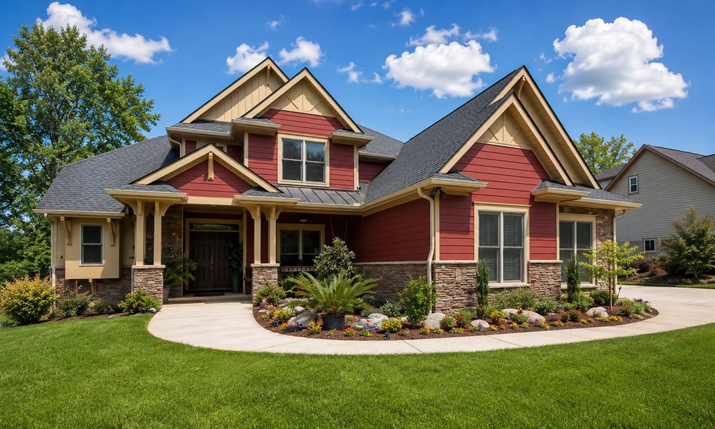 Exterior - Front Elevation 2 for Traditional House Plan #20-1867 - 3 bed, 3 bath