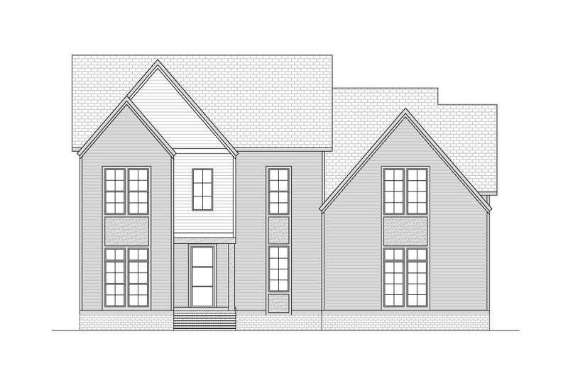 Dream House Plan - Exterior - Front Elevation 3 for Contemporary House Plan #1080-23 - 5 bed, 4.5 bath