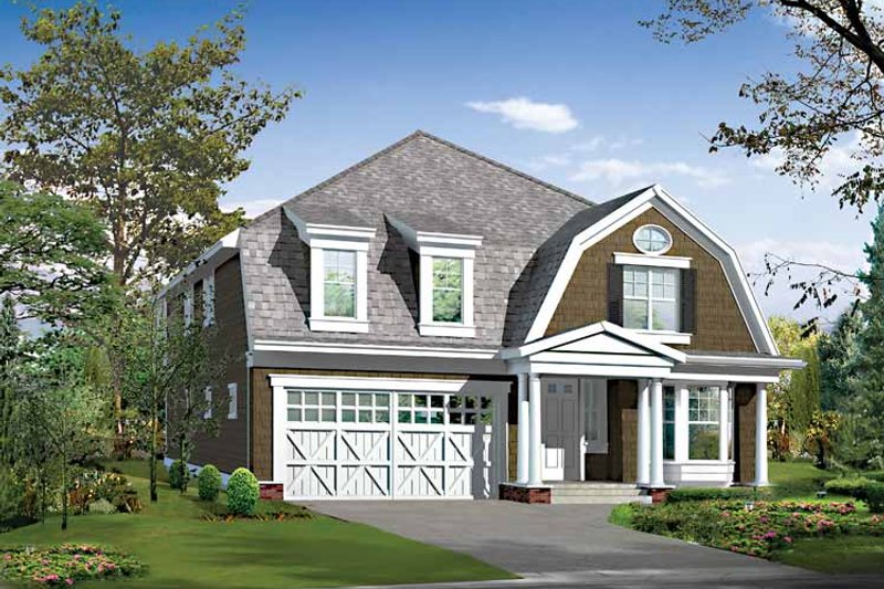 Architectural House Design - Craftsman Exterior - Front Elevation Plan #132-460