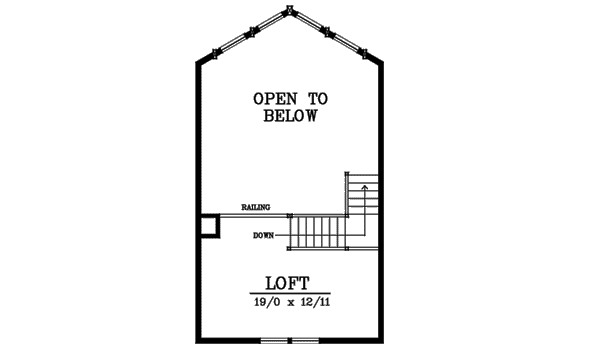 House Plan Design - Contemporary Floor Plan - Upper Floor Plan #92-201