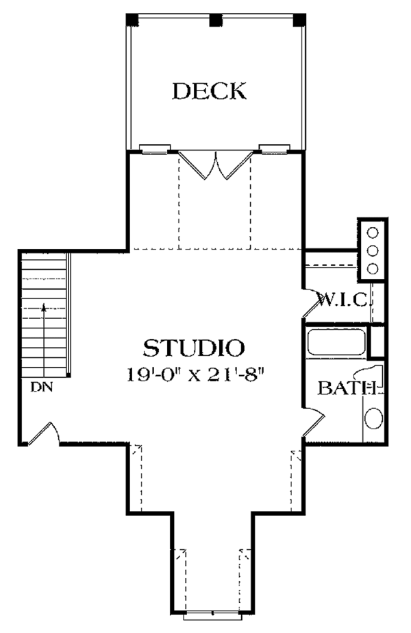 House Blueprint - Craftsman Floor Plan - Other Floor Plan #453-314
