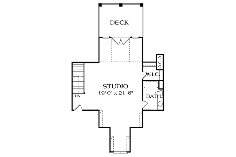 Home Plan - Floor Plan - Other Floor 1 for Craftsman House Plan #453-314 - 4 bed, 4.5 bath